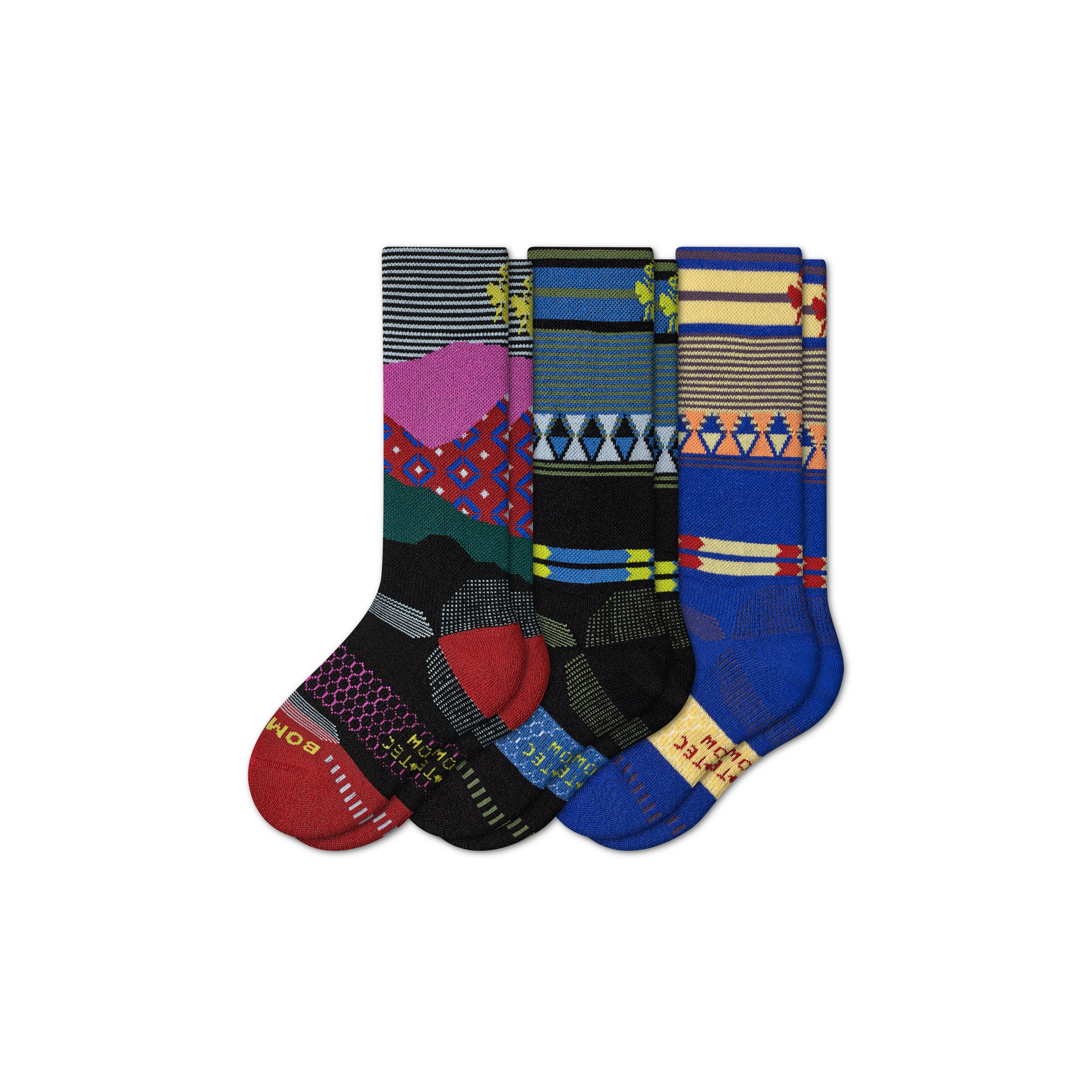 Youth Mid-Cushion Merino Wool Blend Ski & Snowboard Sock 3-Pack - Image 11