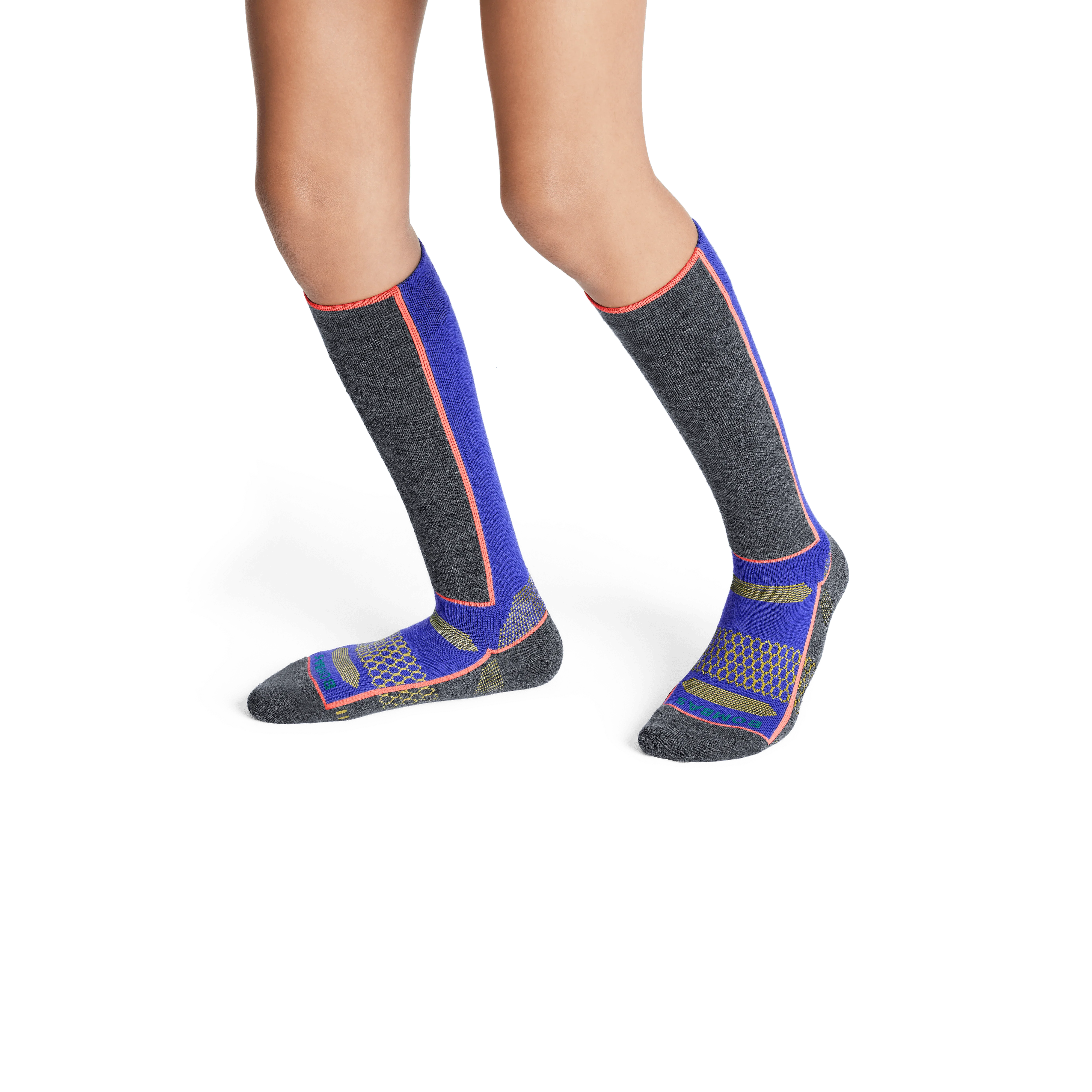 Youth Mid-Cushion Merino Wool Blend Ski & Snowboard Sock 6-Pack - Image 8