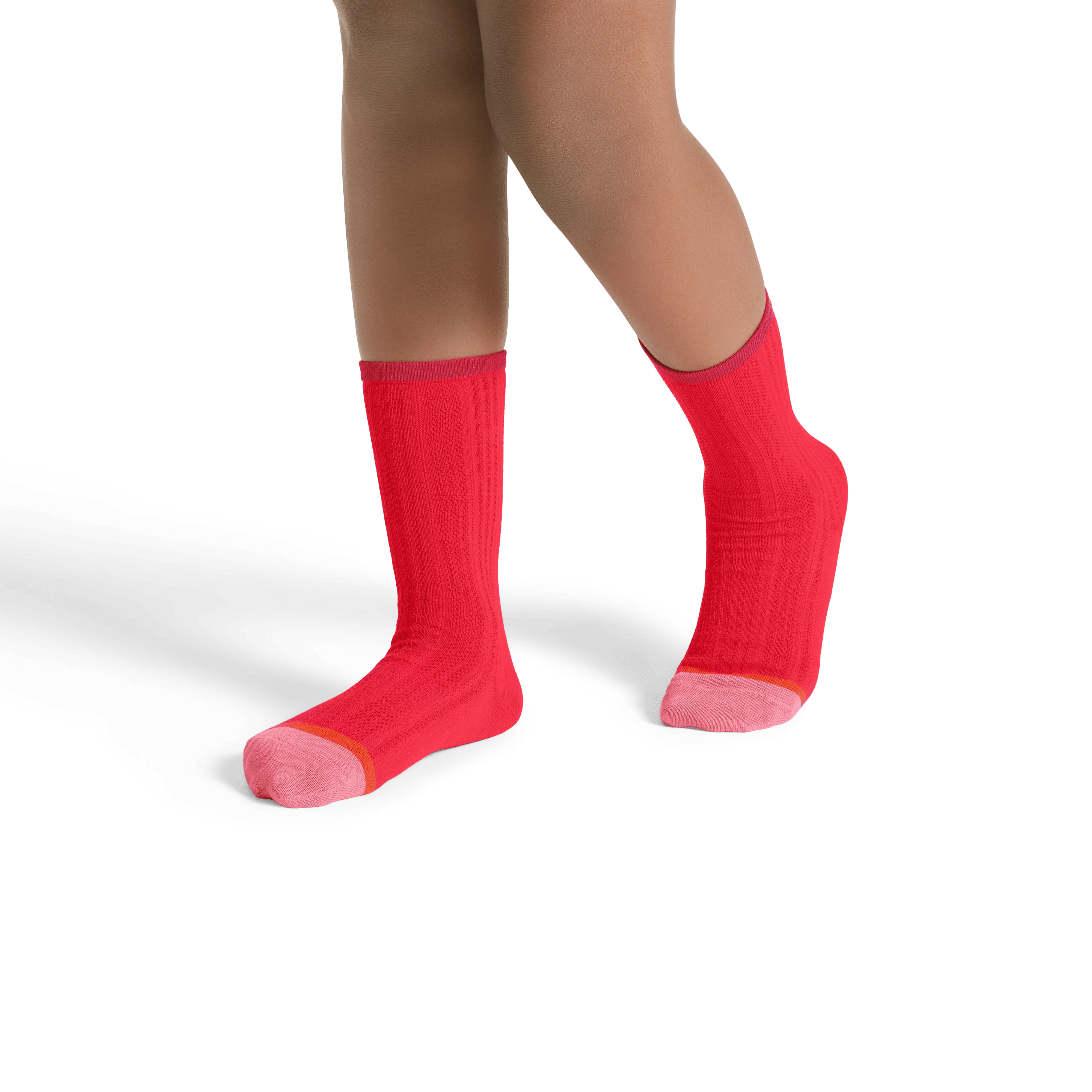 Youth Pointelle Calf Sock 4-Pack - Image 3
